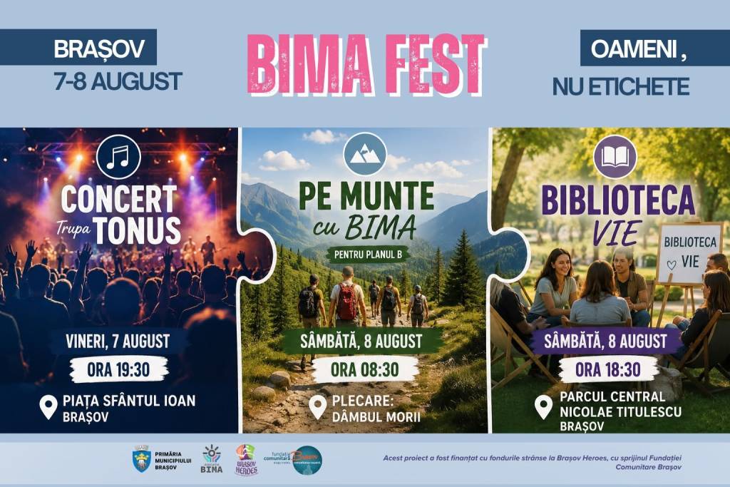 BIMA FEST 2026 aduce la Brașov muzică, povești și experiențe despre incluziune
