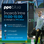 PPC blue lansează campania „Încarcă și Câștigă”, prin care premiază încărcarea mașinilor electrice în afara orelor de vârf