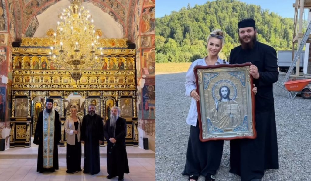 Anamaria Prodan, pelerinaj la mănăstirile din Moldova. Cu cine s-a întâlnit la Mănăstirea Nechit