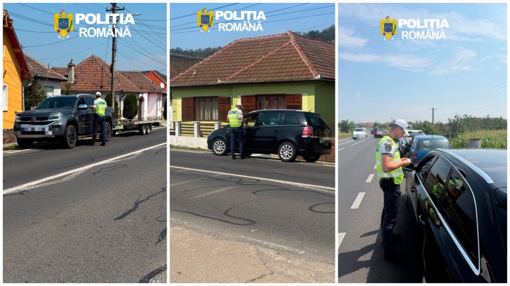 Razie de amploare pe DN1 și DN14: 133 de amenzi în doar patru ore. Viteza i-a lăsat pe mai mulți șoferi fără permis