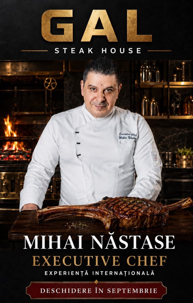 Chef Mihai Năstase preia bucătăria Gal Steak House