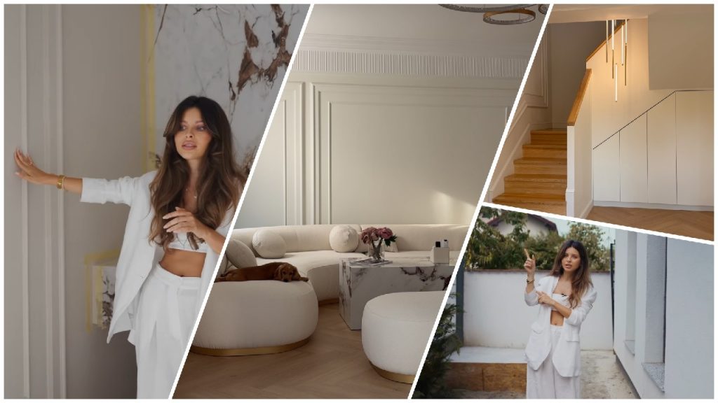 Cum arată casa de lux a lui Valerie Lungu. Influencerița și-a construit de la zero locuința în care se pregătește să devină mamă