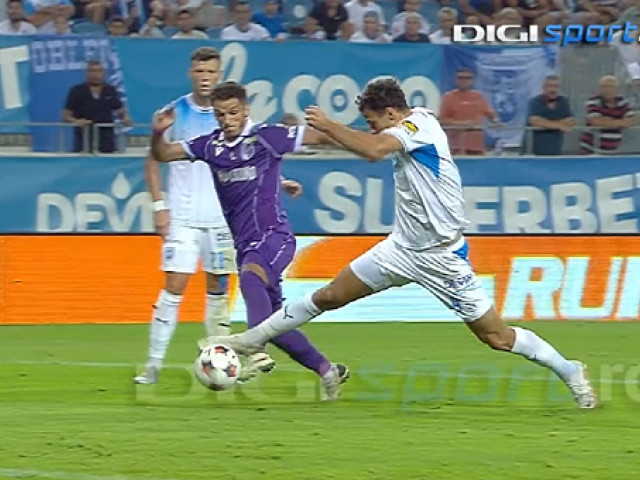 Verdictul specialistului, după ce Universitatea Craiova a cerut penalty în minutul 88 al meciului cu FC Argeș