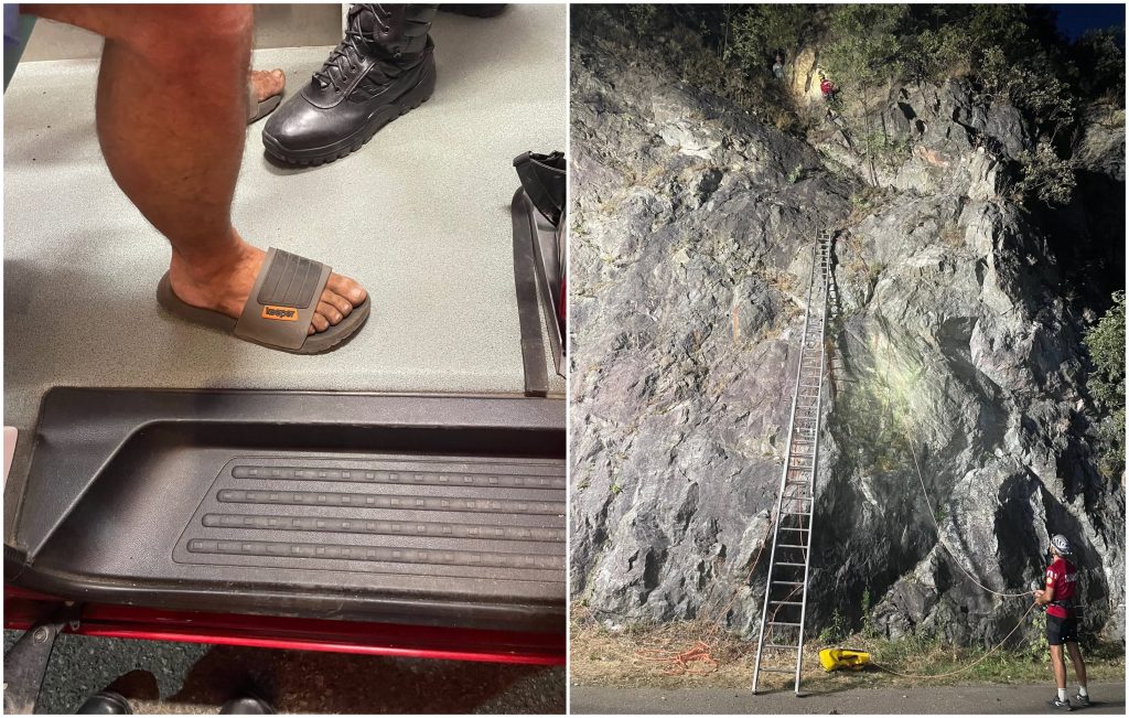 Situația în care s-a trezit un tânăr care s-a apucat să escaladeze Munţii Banatului în papuci