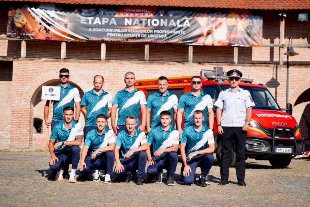 Pompierii din Sibiu, gata de luptă la etapa națională. Au câștigat deja locul I la Brașov