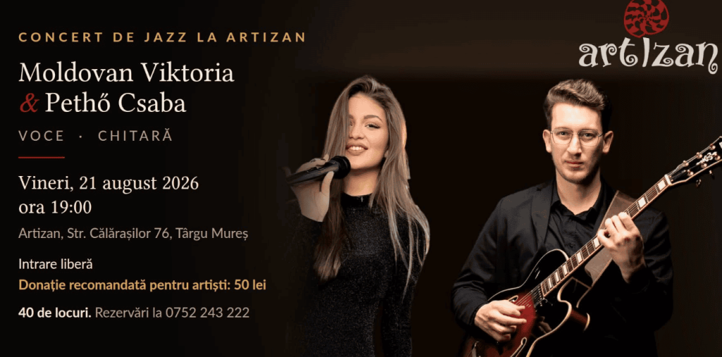 Jazz, într-o seară de august: muzică live și un timp pus pe pauză, la Artizan