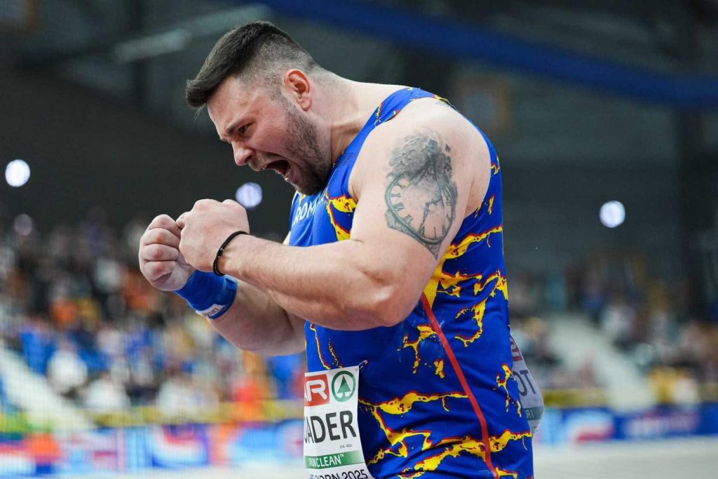 Atletism: Rareș Toader a obținut locul 5 la Campionatul European de la Birmingham, în proba de aruncare a greutății
