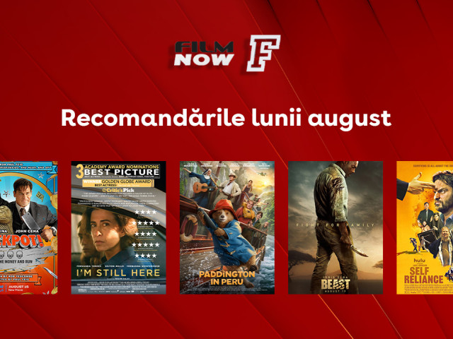 Pe Film Now, spectacolul cinematografic nu trece pe modul „vacanță” în august