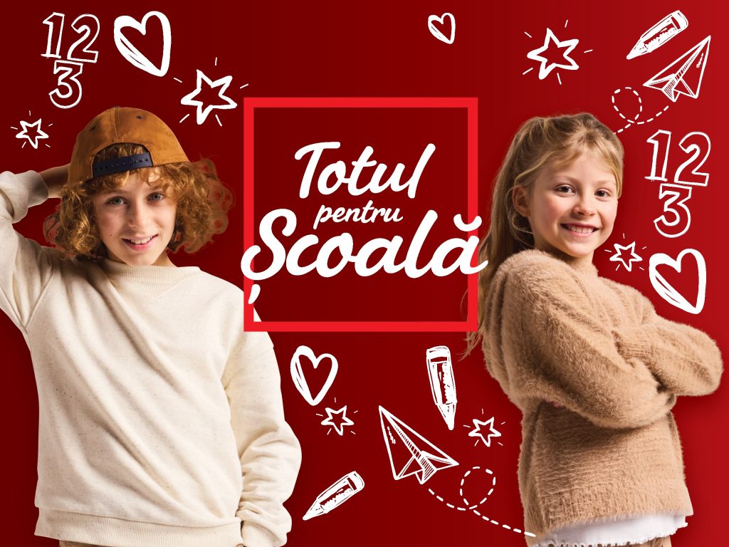 Kaufland vine în sprijinul familiilor cu oferte pentru începutul noului an școlar