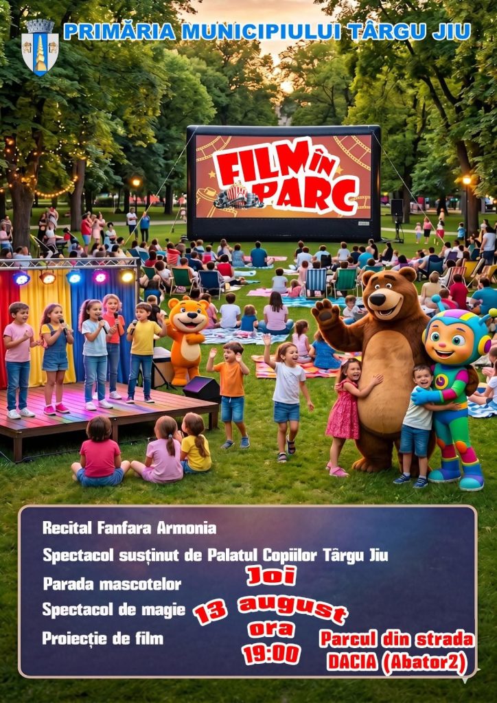„Film în Parc”, joi, în zona Abator 2