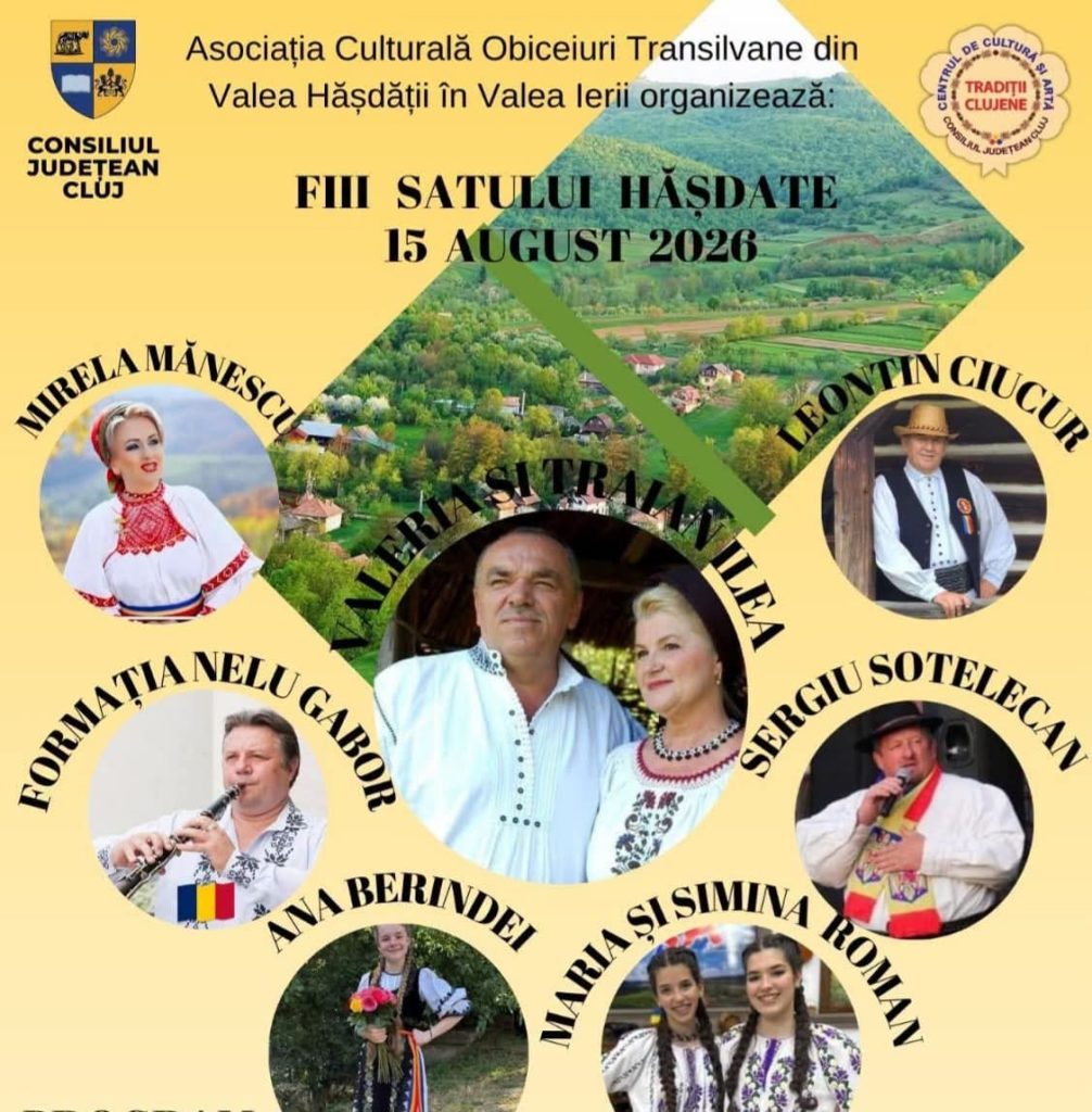 Hășdate, în haine de sărbătoare: Căminul Cultural va purta numele marilor artiști Valeria și Traian Ilea