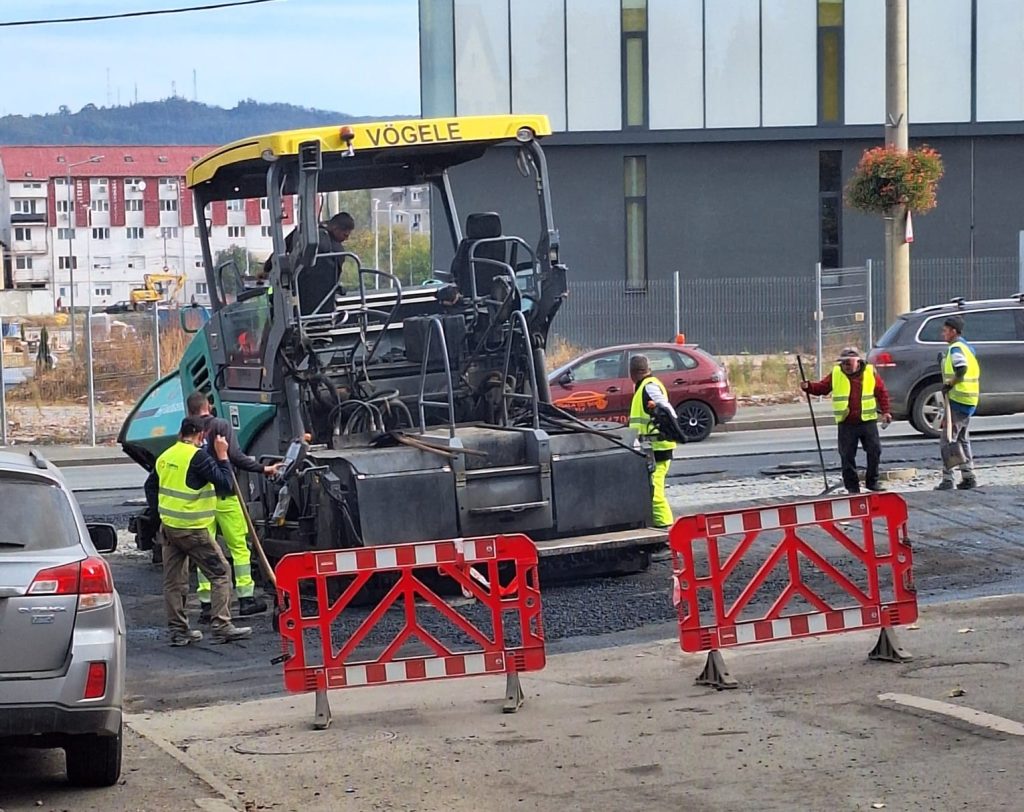 Șoseaua Alba Iulia se închide două nopți pentru asfaltare. Trafic deviat între orele 20:00 și 05:00