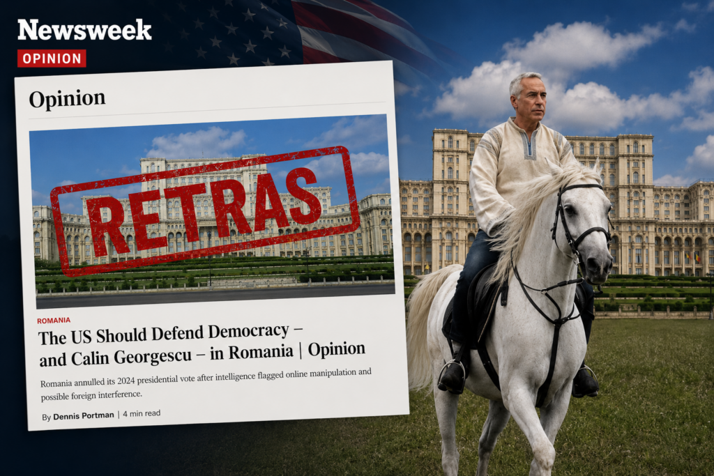 Un articol inventat despre un președinte inventat / Cum l-a repus publicația americană Newsweek pe agenda publică pe fostul candidat pro-rus / Acțiunea e complementară cu reactivarea lui Călin Georgescu cu vizite prin țară