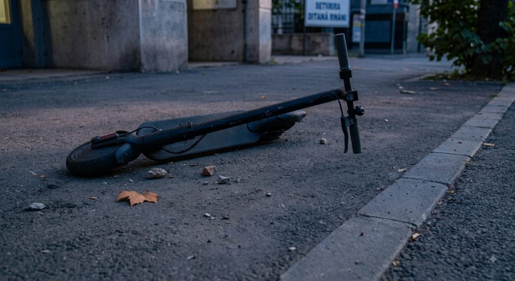 Minor de 16 ani din Caransebeș, ajuns la spital după o căzătură de pe trotineta electrică
