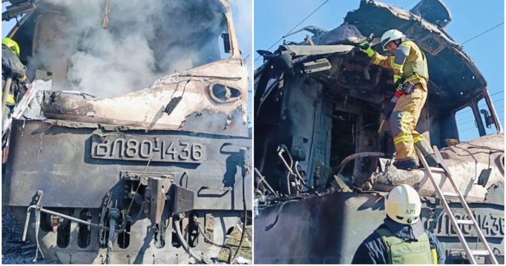 Rusia a atacat un tren de călători în sudul Ucrainei. Doi oameni au fost uciși, iar sute de pasageri evacuați în ultimul moment