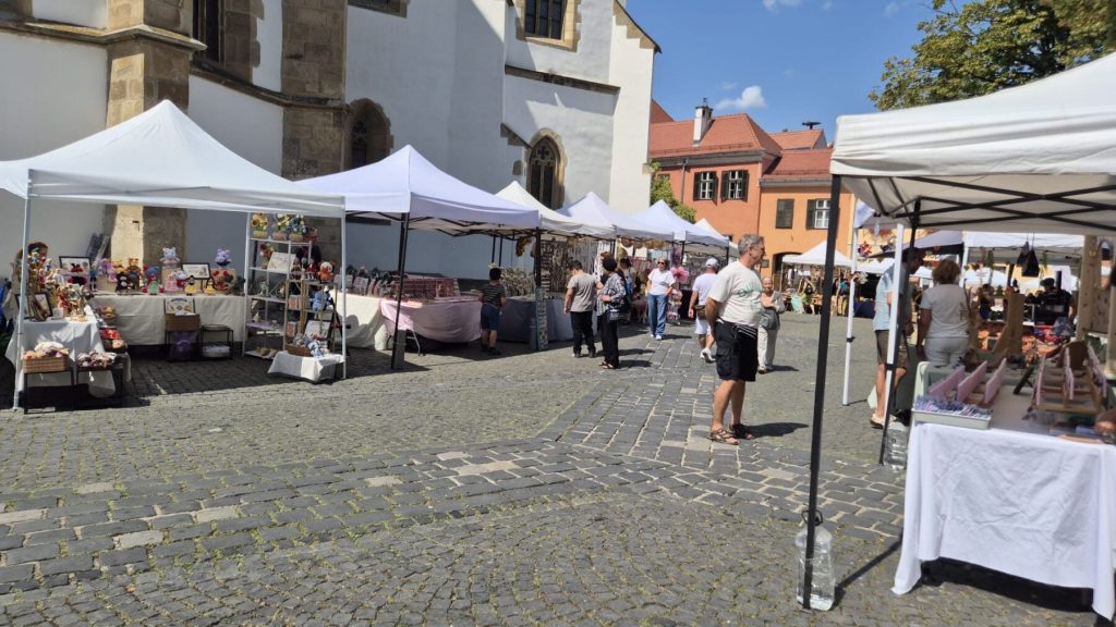Creative Buzz, în Piața Huet: De la obiecte pentru bucătărie și genți croșetate, la artă creată „să trăiască veșnic”