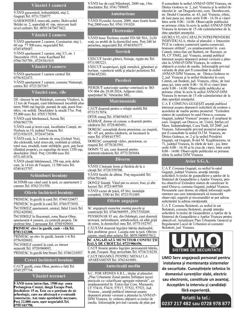 Mica Publicitate de azi, 14 august 2026