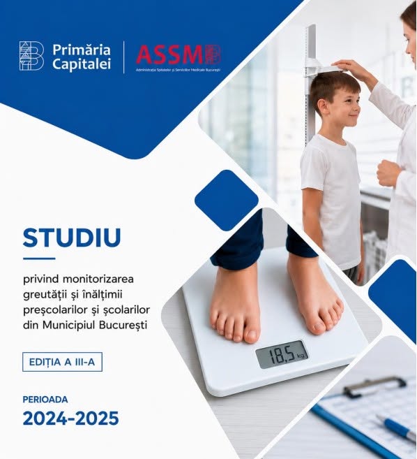 Studiu ASSMB: aproape 27% dintre copiii evaluați au exces ponderal