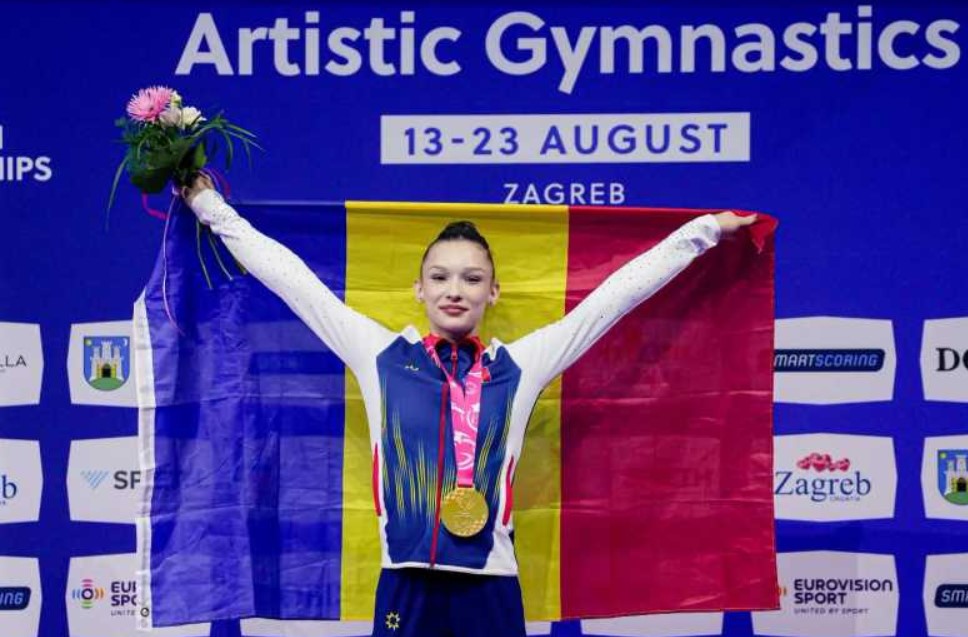 România are viitor: Cine e Aniela Tudor, singura medaliată cu aur a noastră la Europenele de gimnastică la juniori