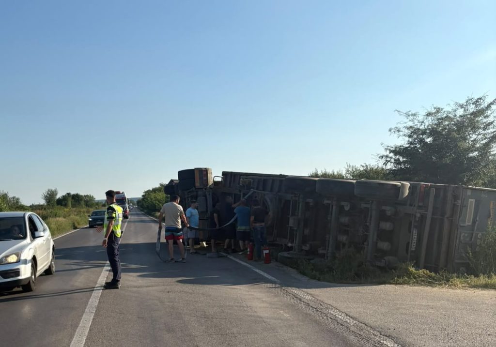 Cum s-a produs accidentul de pe DN1A, de la Măgurele, care a dus la blocaj în trafic