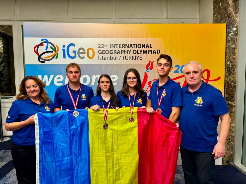 România a obţinut două medalii de argint şi două medalii de bronz la Olimpiada Internaţională de Geografie