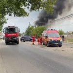 Incendiu puternic lângă rafinăria Petrotel Lukoil din Ploiești. A fost emis un mesaj RO-Alert VIDEO