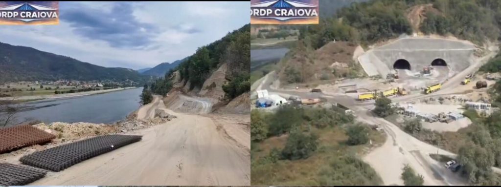 VIDEO Autostrada Sibiu–Pitești avansează pe Valea Oltului: 19,3 kilometri de șantier, patru tuneluri și 25 de viaducte