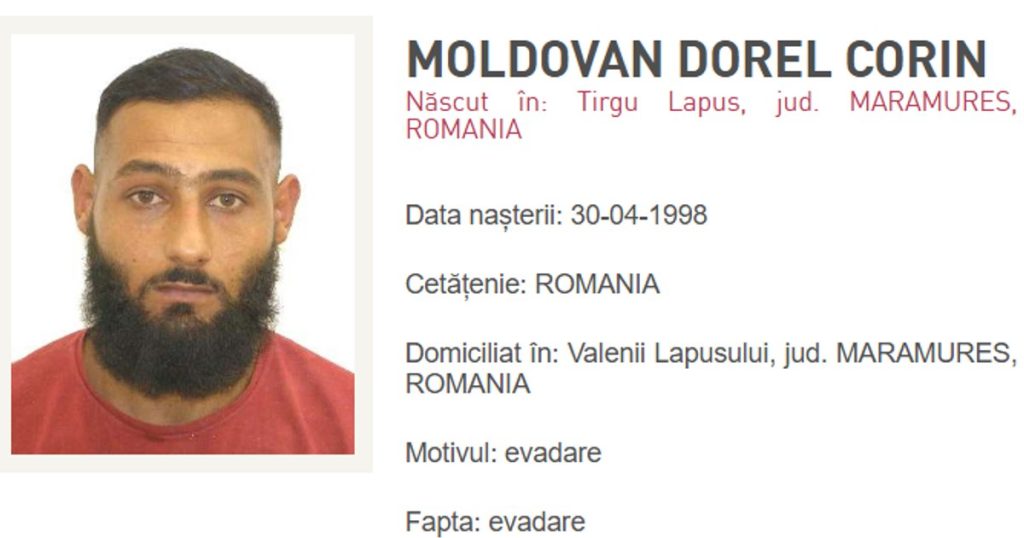 Un deținut a evadat de la un punct de lucru din Baia Mare: „Merge să-și omoare soția”
