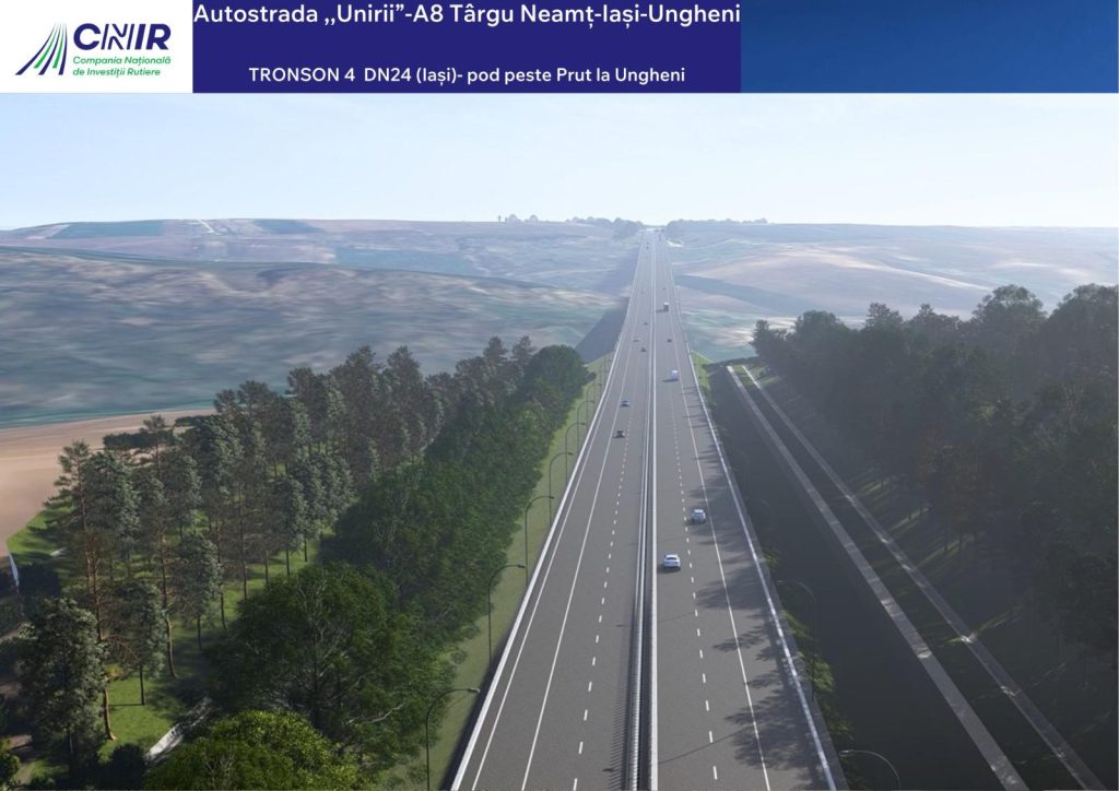Autostrada care va lega România de Chișinău și Odesa. A8 continuă în Republica Moldova cu un tronson de 125 km
