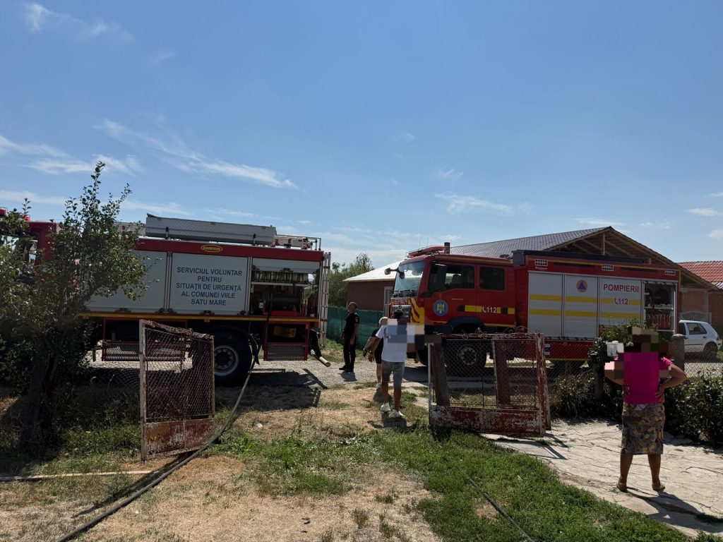 Incendii pe banda rulanta in ultimele 24 de ore în județul Satu Mare