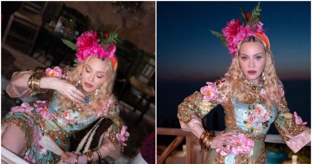 VIDEO Madonna, aniversare pe o insulă grecească