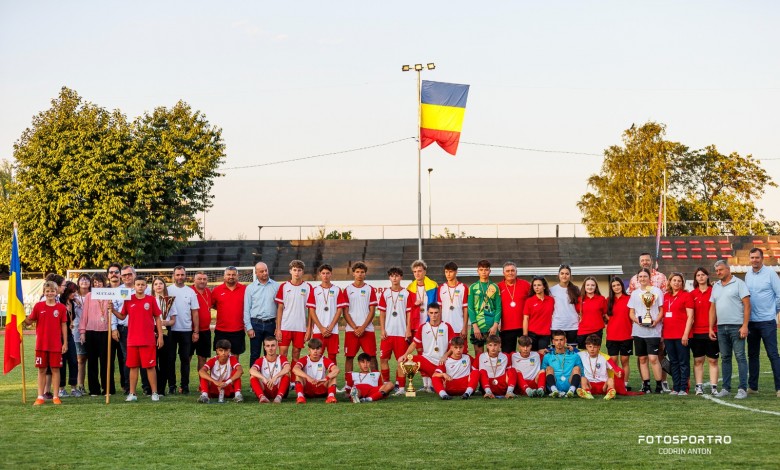 Suceava, pe podium, în urma competiției de fotbal la Turneul „Patru Regiuni pentru Europa”