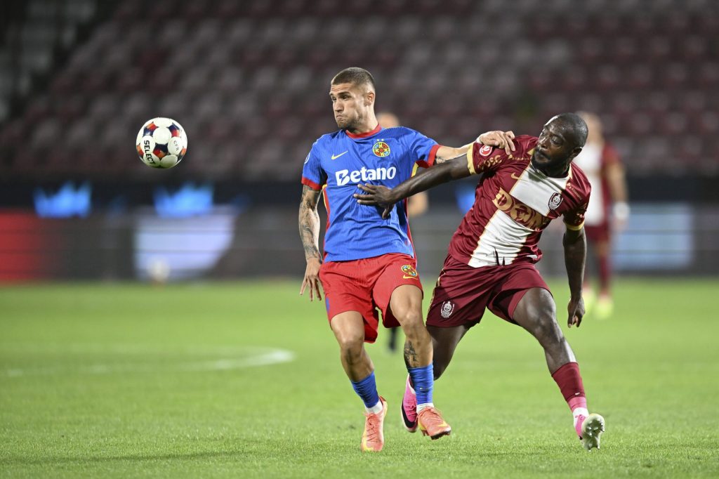 Superliga: CFR Cluj îi administrează primul eșec din acest sezon lui FCSB