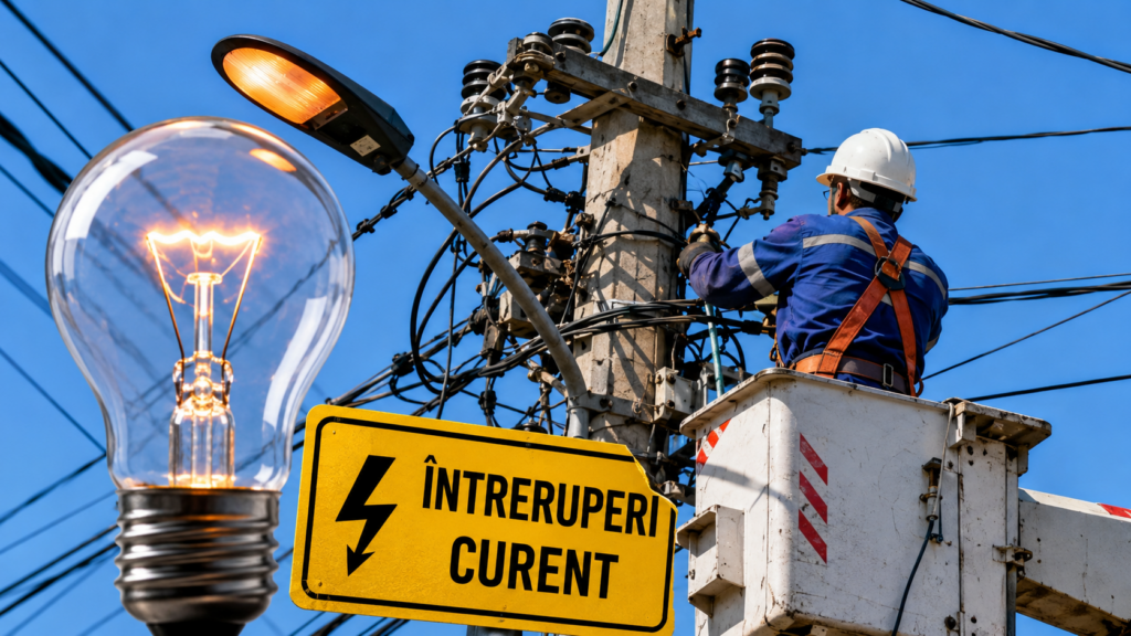Întreruperi de energie electrică în Argeș, în perioada 24-30 august. Localitățile și zonele afectate