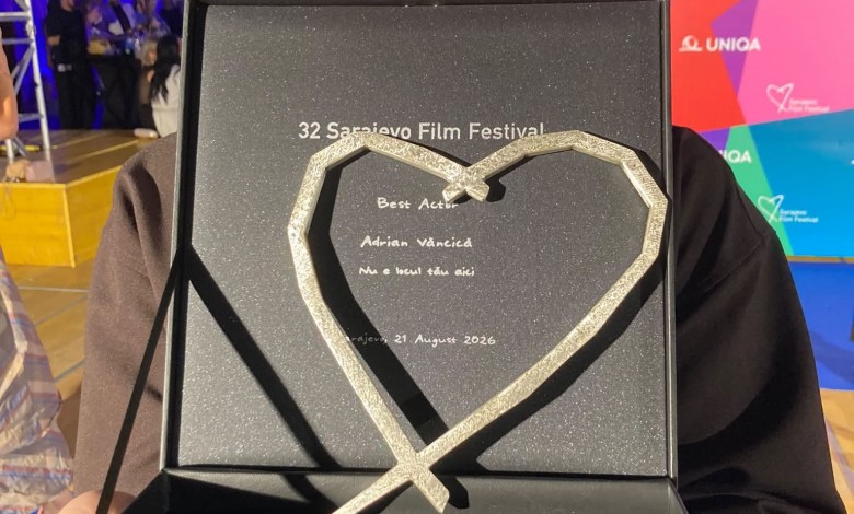 Adrian Văncică a fost desemnat cel mai bun actor, în cadrul Festivalului de Film de la Sarajevo