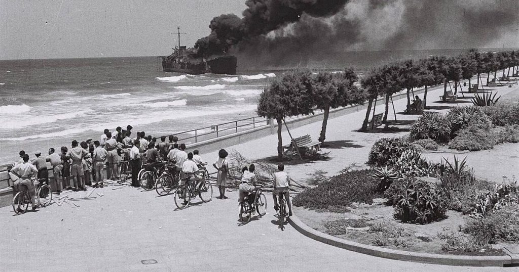A fost găsită o navă scufundată în 1948 pentru transport clandestin de arme. Are legătură cu istoria naşterii statului Israel