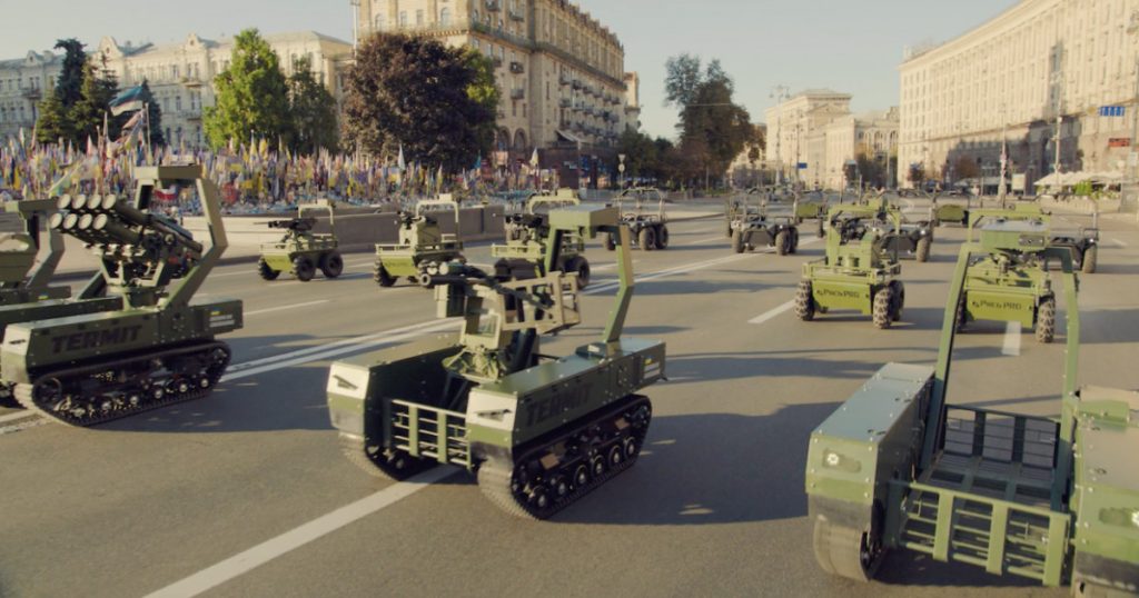 Cum a arătat prima paradă a dronelor militare, organizată la Kiev de Ziua Independenței Ucrainei