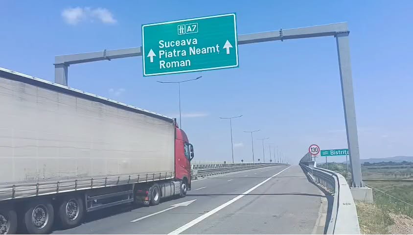 București-Bacău în 2 ore și 11 minute pe autostradă. Încă 46 de kilometri de A7 vor fi deschiși în câteva zile