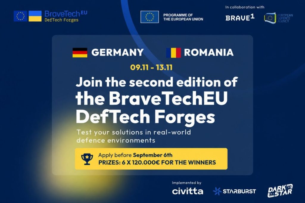 BraveTechEU DefTech Forges ajunge în România: inovatorii europeni din domeniul apărării își testează soluțiile în condiții operaționale reale (P)