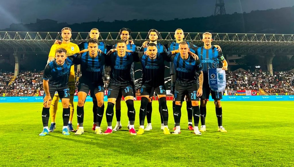 Universitatea Craiova, eliminată și din Europa League / A pierdut cu Ararat-Armenia în minutul 90+8, din 11 metri / Portarul a apărat de două ori penalty-ul