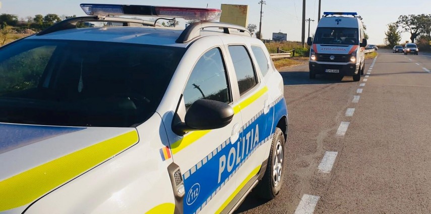 Ce spune IPJ Constanta despre accidentul cu trei masini de pe A2, la km 172. Doi copii, printre victime