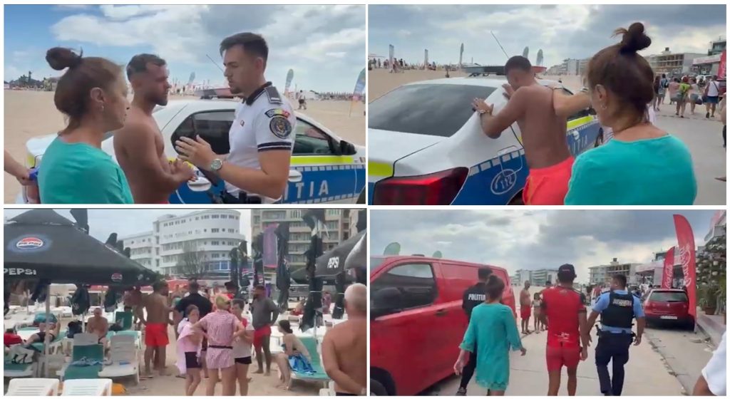 A intervenit poliția în Eforie. Un turist a sărit să bată salvamarul care i-a salvat viața: „Nu mi se pare normal. Te scot dintr-o zonă în care există pericol de moarte și tu devii violent. Oamenii sunt recalcitranți, unii sunt în stare de ebrietate și te