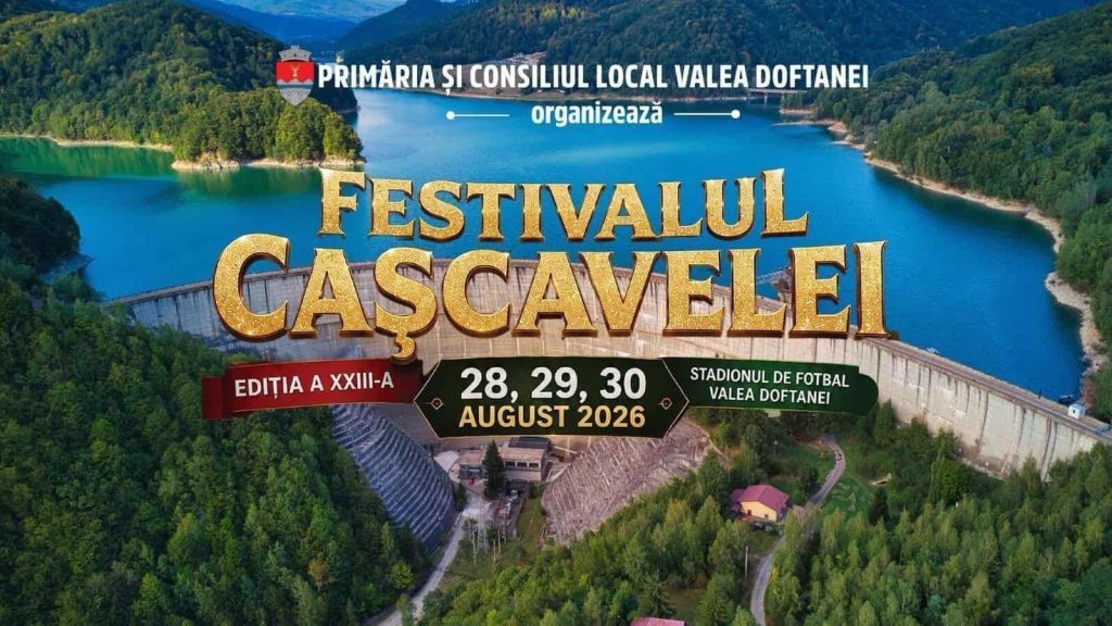 Festivalul Cașcavelei 2026, sâmbătă, 29 august. Cine urcă pe scenă la Valea Doftanei