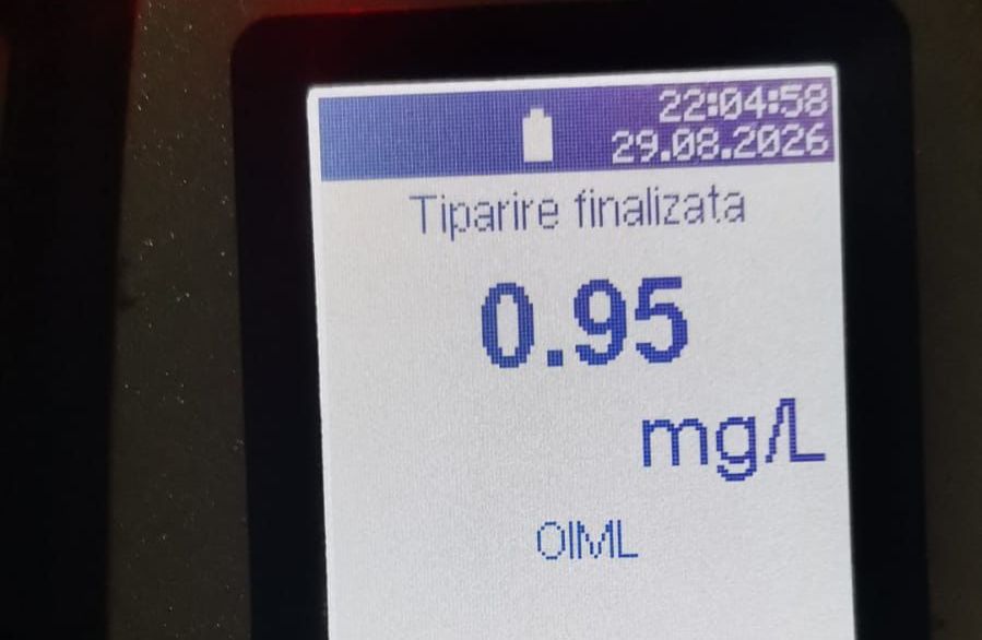 12 șoferi prinși băuți la volan pe șoselele din județ, în ultimele două seri
