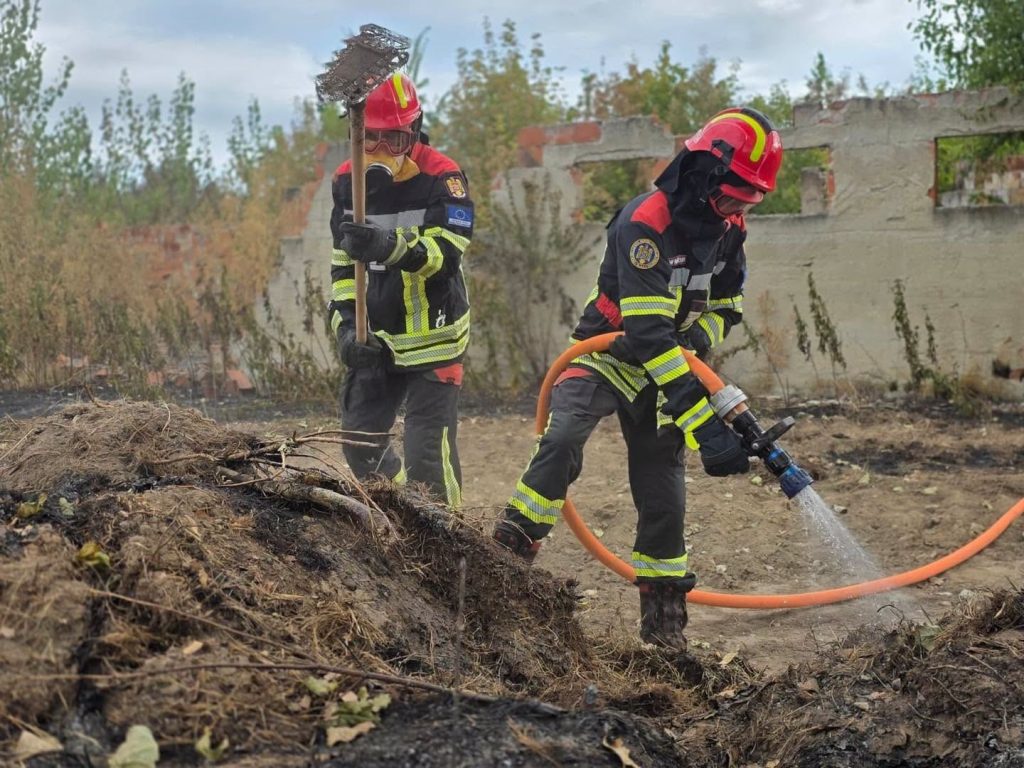Incendii de vegetație în Hunedoara: Peste 22 de hectare au ars și un drum național a fost blocat