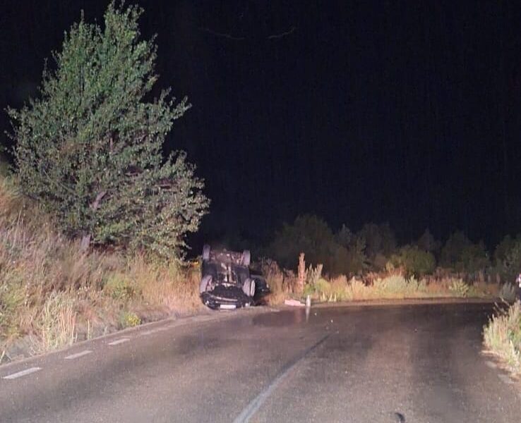 Accident rutier în Gâdinți. Un bărbat a ajuns la spital