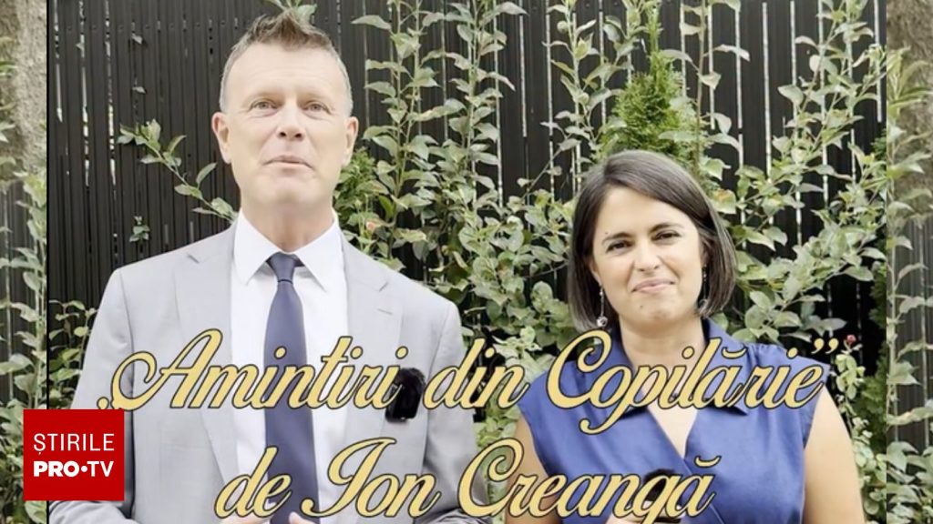 Moment inedit de ziua Limbii Române. Ambasadorul Marii Britanii la București a citit din „La cireșe”, de Ion Creangă