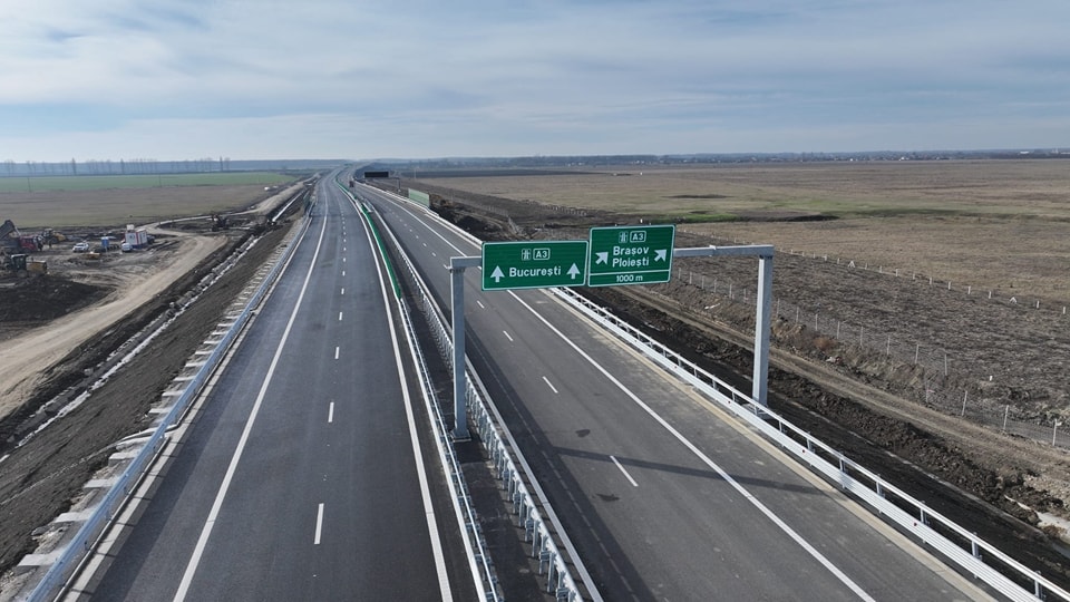 A fost deschis traficul pe o nouă secțiune din Autostrada Moldovei (Video)