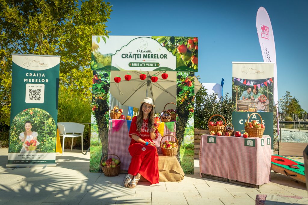 Crăița Merelor, prezentă la „Spin & Splash by CSID.ro” cu fructe delicioase și gustoase pentru toți vizitatorii