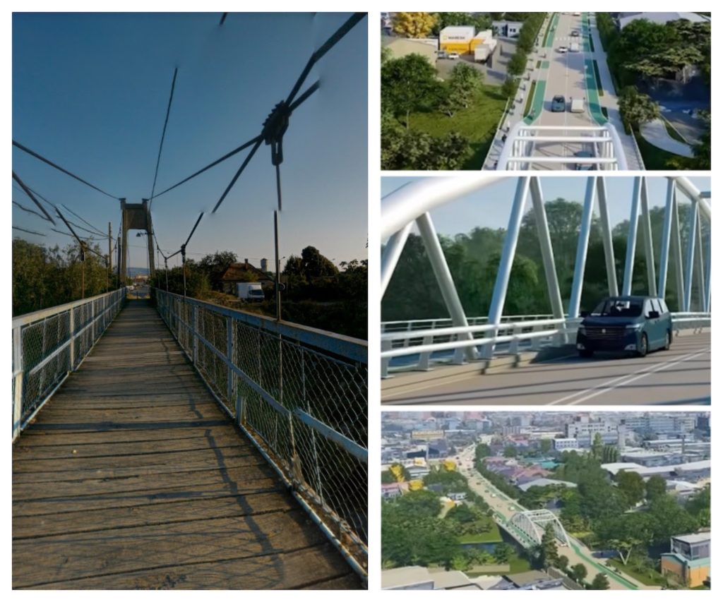 Circulația va fi închisă pe puntea pietonală pe strada Fabricii de Zahăr din Cluj-Napoca. Pasarela va fi demolată și va fi construit un pod nou.